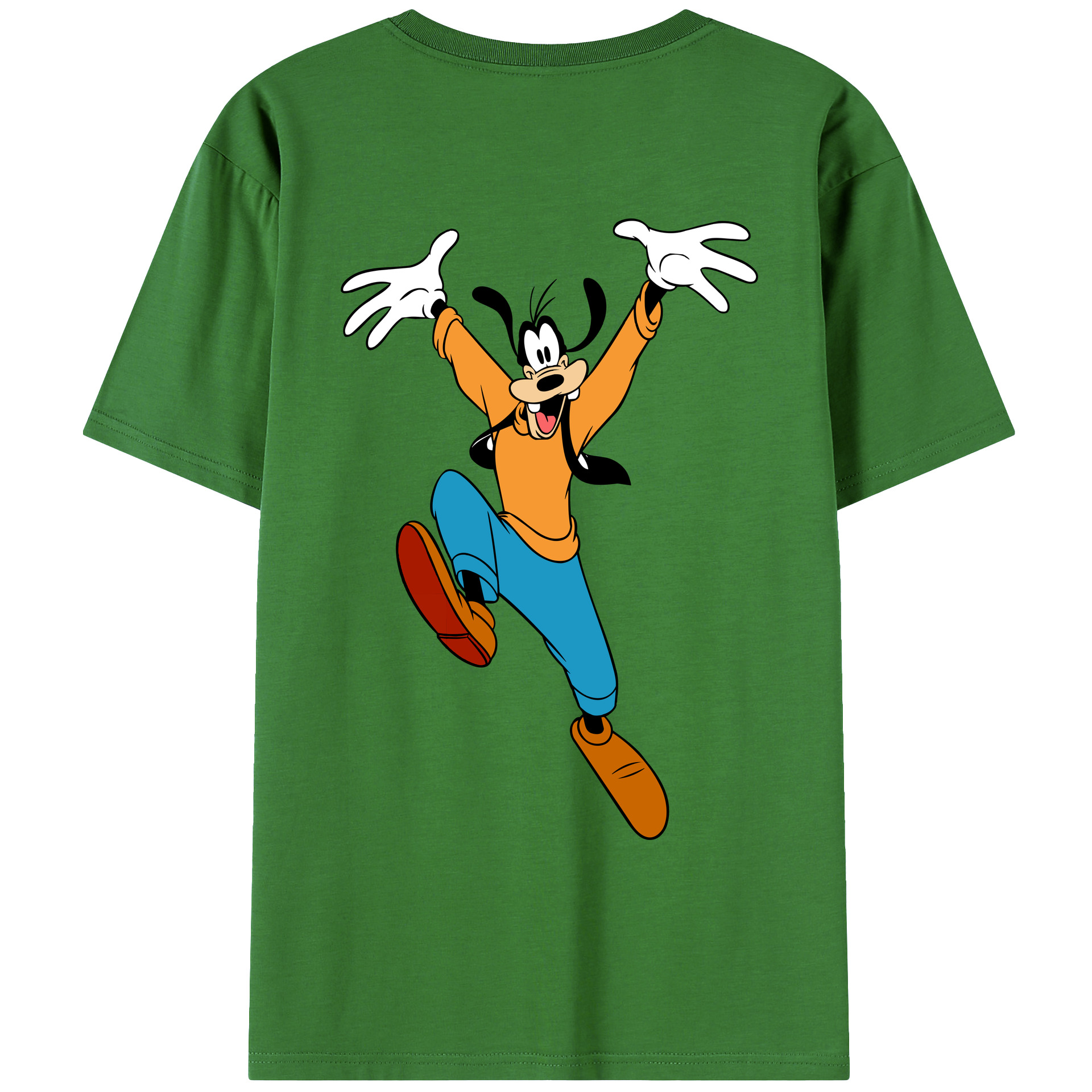 （画像用） ミッキーマウス Mickey Mouse レディース半袖Tシャツ(バックプリント)
